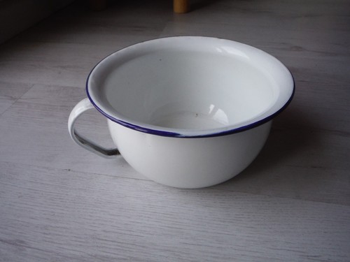Vaso notte vintage smaltato - vaso,