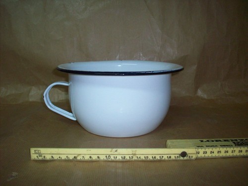 Vaso notte in metallo - vaso, da