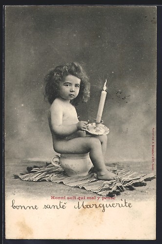 Bambina con una candela - , sul