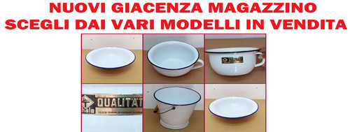 Set notte ferro smaltato - da,