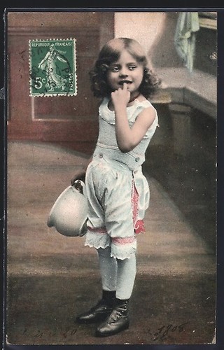 Ragazza con vaso notte - ragazza, da