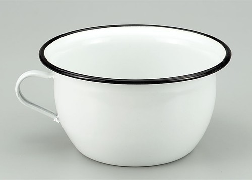 Vaso notte smaltato - vaso, con
