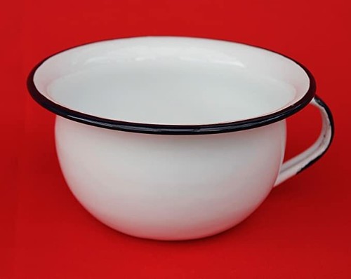 Vaso notte smalto bagno - vaso, da